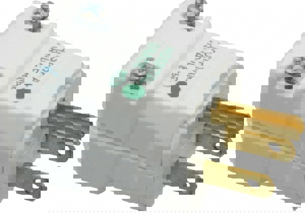 Straight Blade Plug: Hospital, 5-15P, 125VAC, White